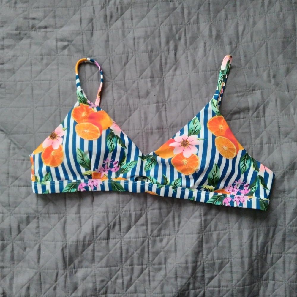 Tropical bikini top